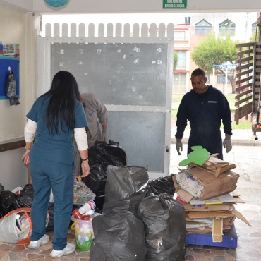Gran jornada de reciclaje en algunos colegios del municipio de Sopó