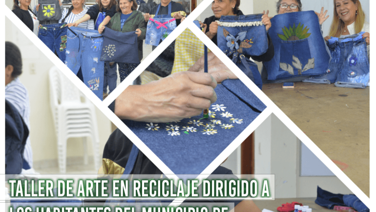Taller de arte en reciclaje en el municipio de Zipaquirá