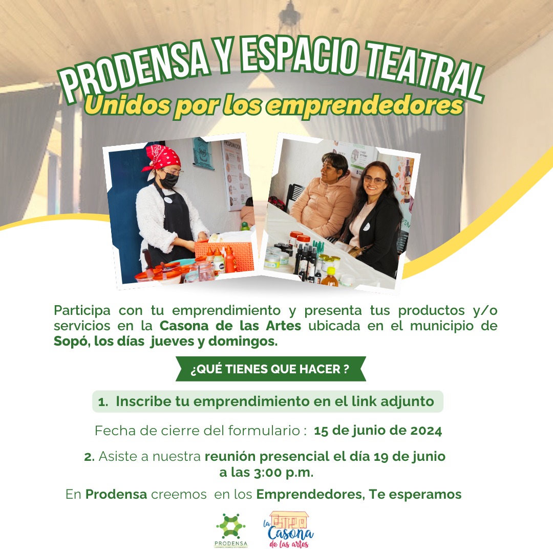 ¡Unidos por los emprendedores de la región!