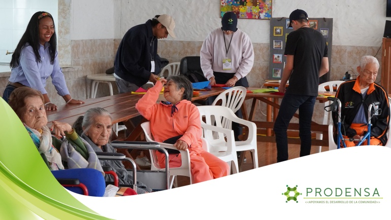 Celebración de amor y amistas en el Centro Bienestar del Anciano de Sopó