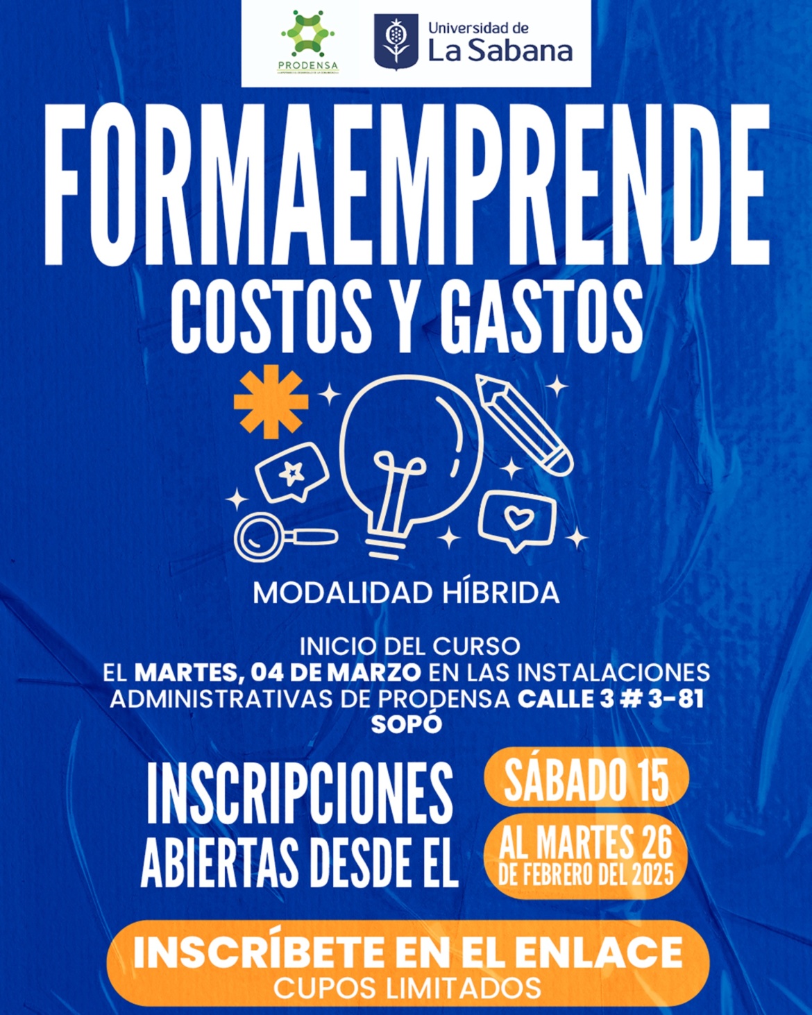 ¡Regresa nuestro curso de Costos y Gastos!