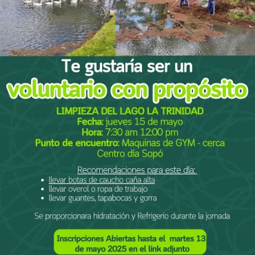 ¡Sé un Voluntario con Propósito!