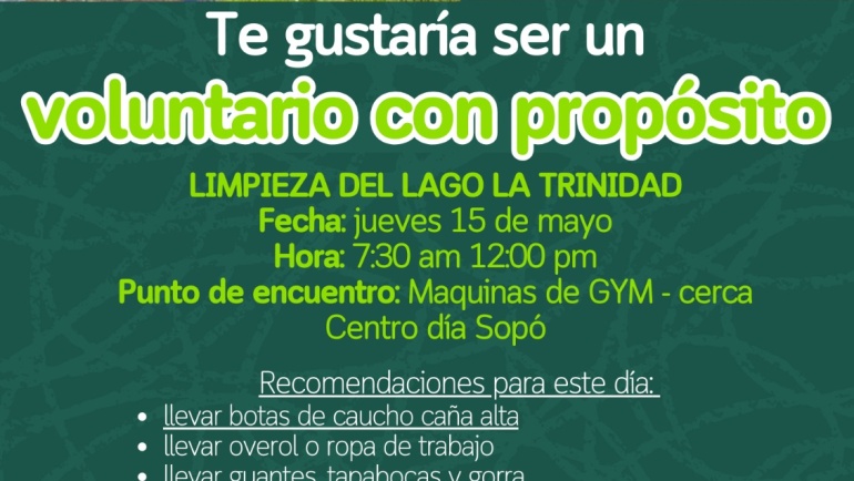 ¡Sé un Voluntario con Propósito!