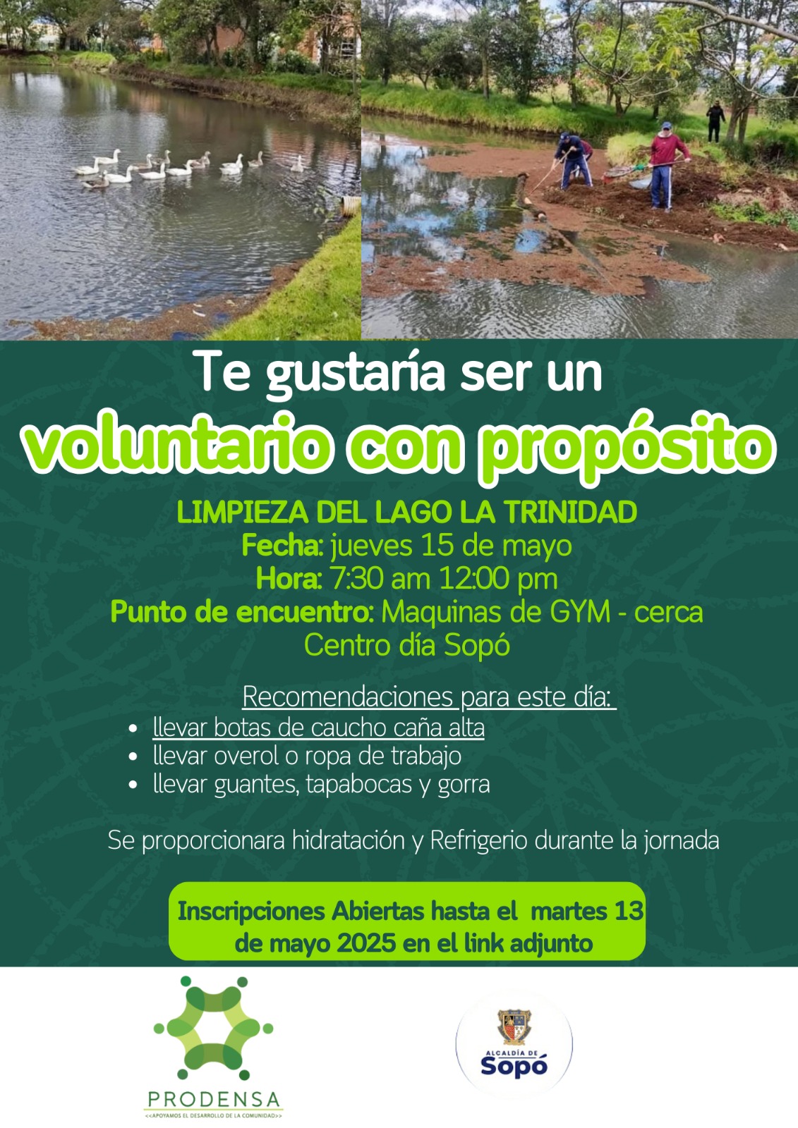¡Sé un Voluntario con Propósito!